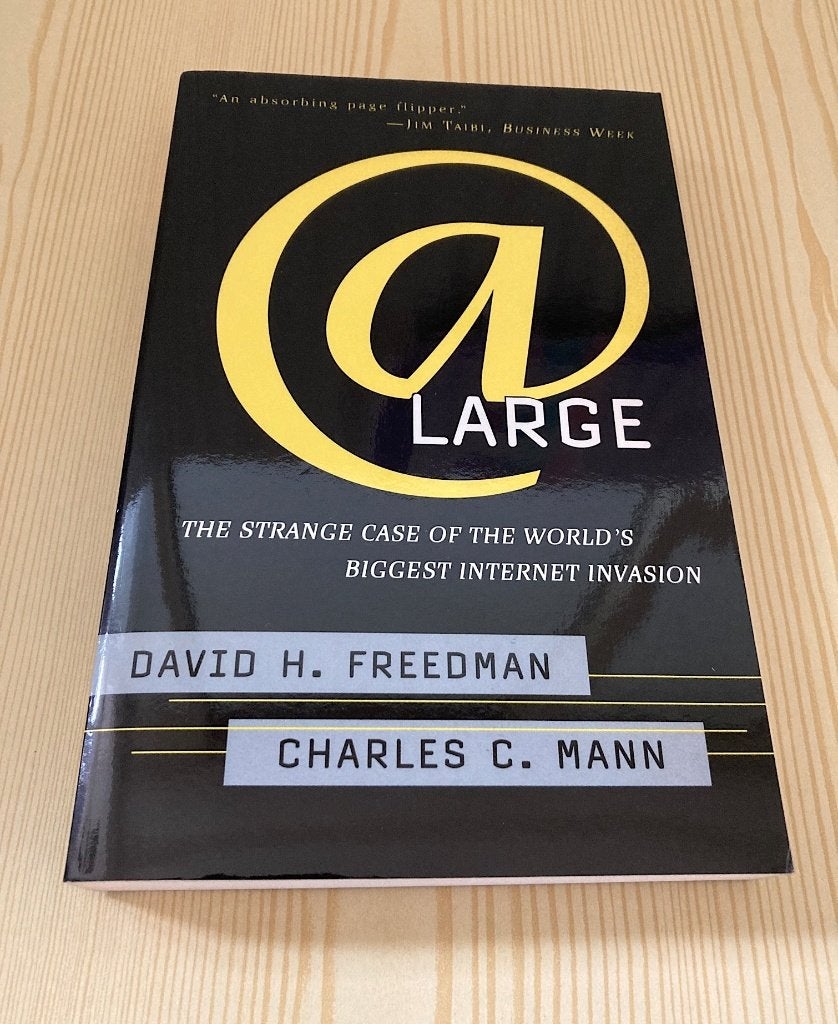 David Freedman and Charles Mann - At Large (Internet, crime), Boeken, Ophalen, Nieuw, Vakgebied of Industrie, David Freedman