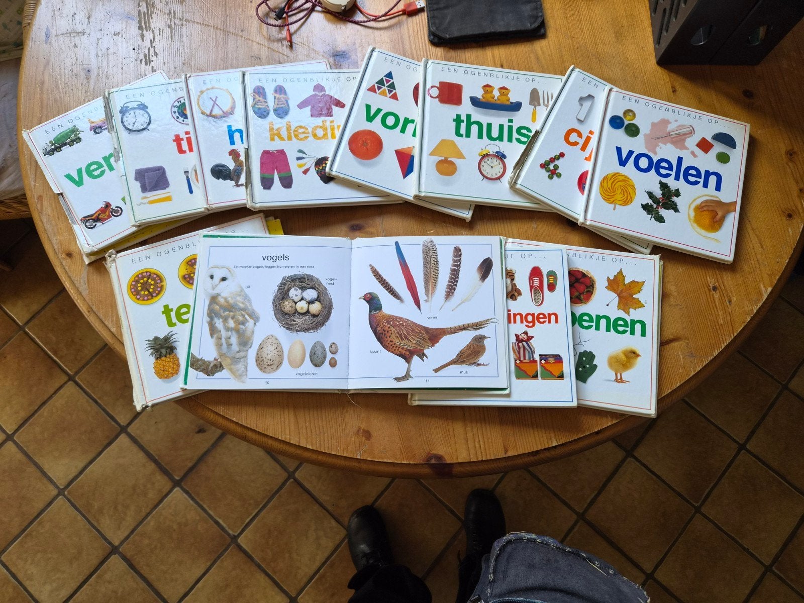 Set van 12 'Een ogenblikje op' kinderboeken, Ophalen, Gelezen, Onbekend, Non-fictie