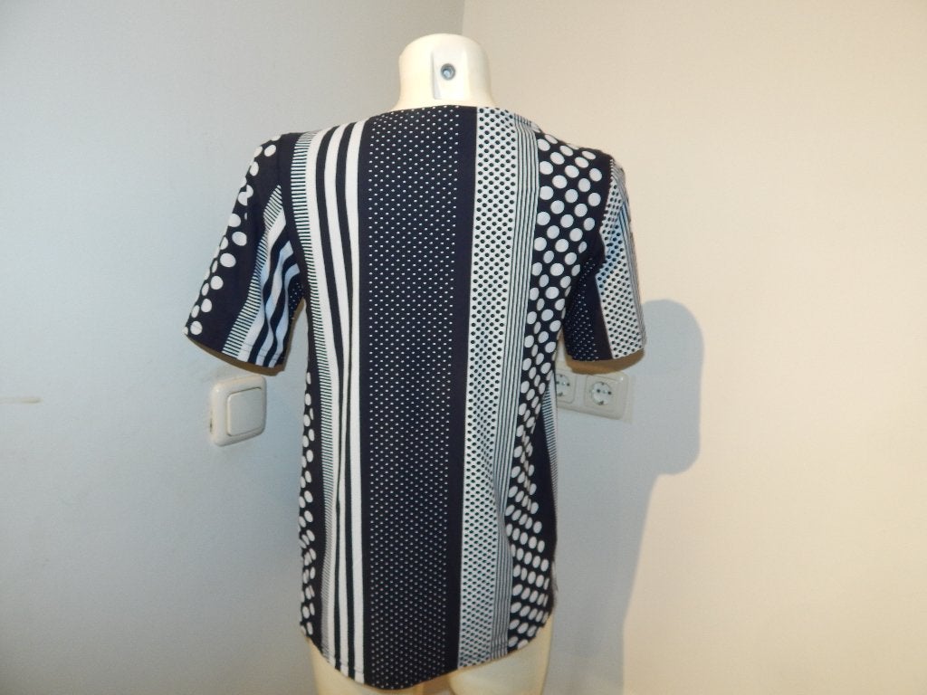 Studio Anneloes travel stof shirt aparte print donker blauw, Studio Anneloes, Meerkleurig, Ophalen of Verzenden, Zo goed als nieuw