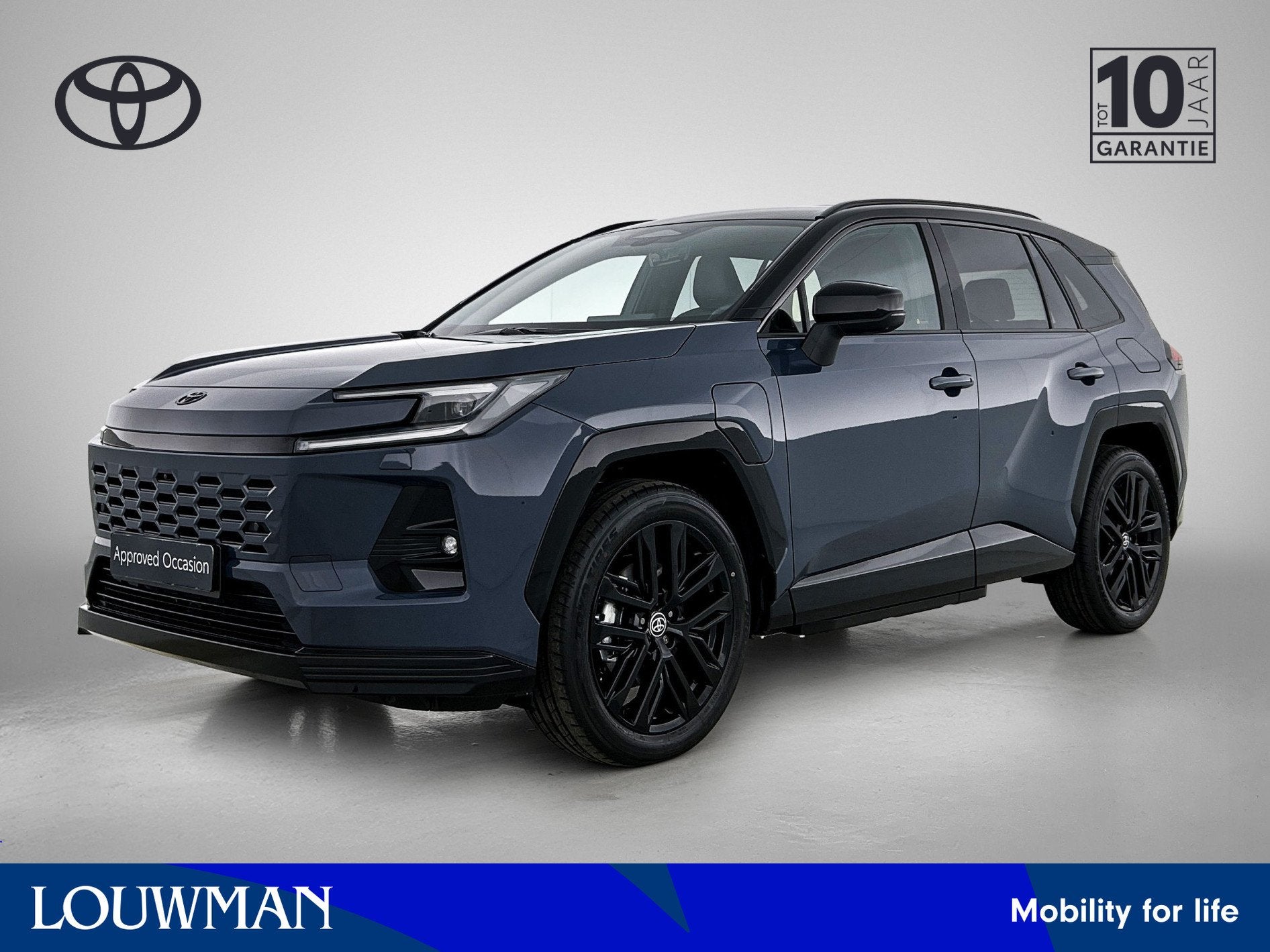 Toyota RAV4 2.5 Plug-in Hybrid 270 First Edition | BTW voert, Auto's, Gebruikt, 4 cilinders, Plug-in hybride, Grijs