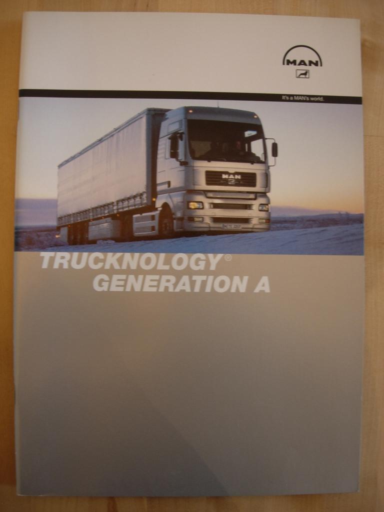 MAN Diesel TGA Brochure 2000 – Vrachtwagen Truck, MAN Diesel, Ophalen of Verzenden, Zo goed als nieuw, Overige merken