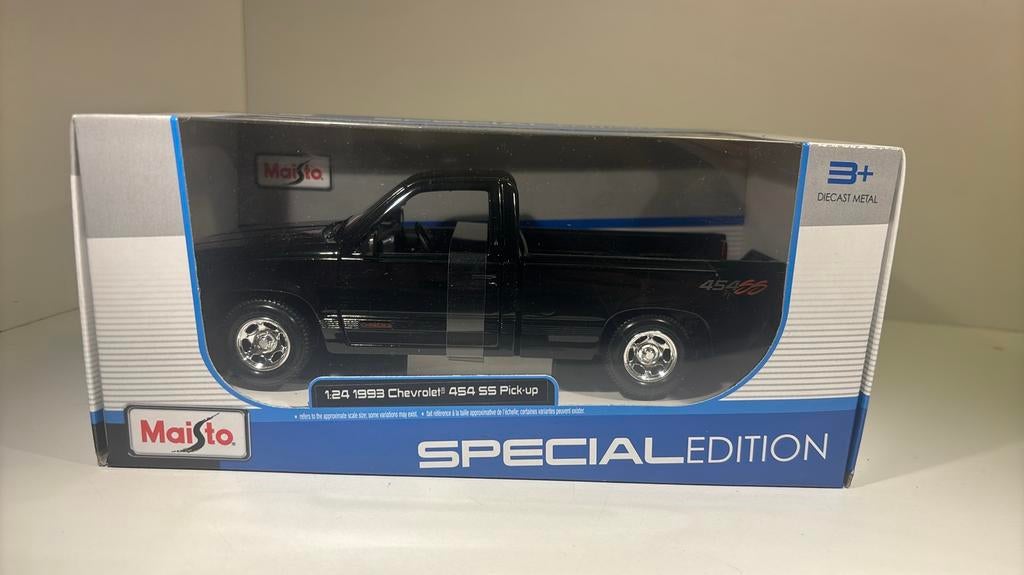 Chevrolet 454 ss pick up maisto 1.24, Maisto, Ophalen of Verzenden, A, A