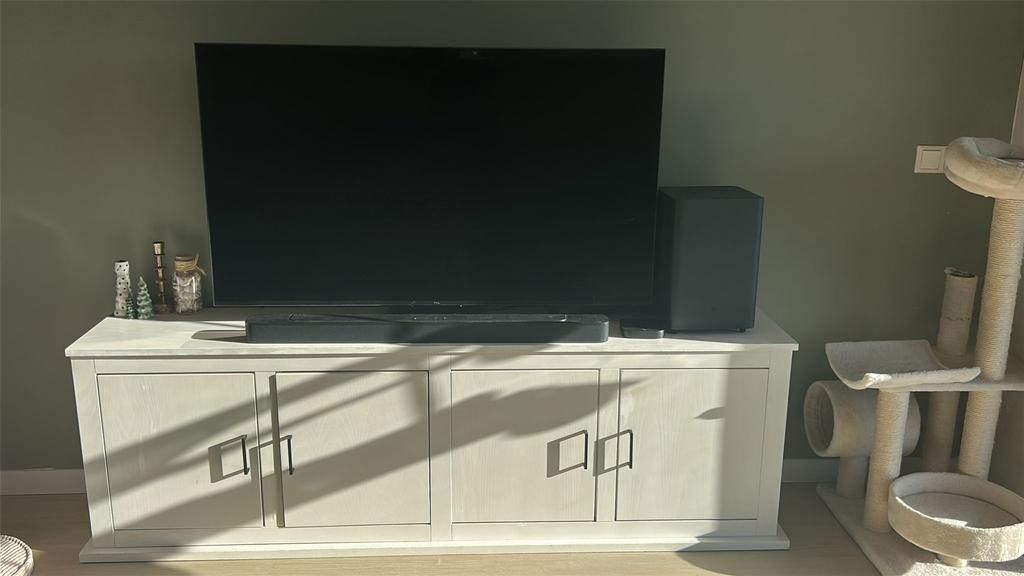 Tv meubel/wandkast, Ophalen, Gebruikt, 150 tot 200 cm, Minder dan 100 cm