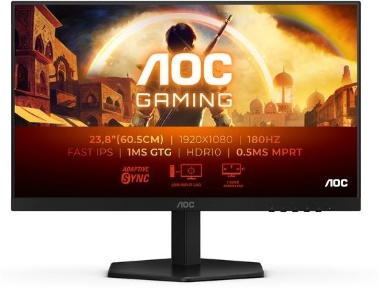 AOC 24G42E Full HD Gaming Monitor - 180Hz, 0.5ms IPS