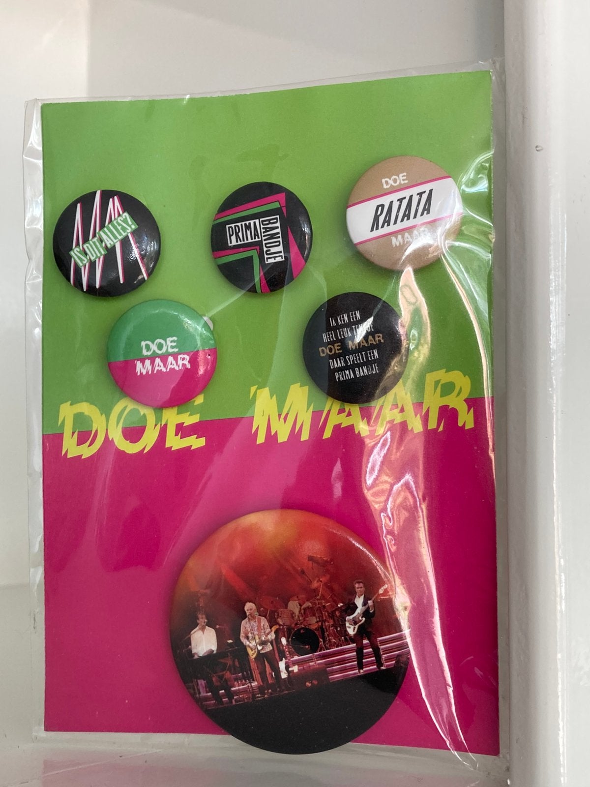 ‘DOE MAAR’ Buttons NIEUW!!!, Verzamelen, Verzenden, Nieuw, Overige typen