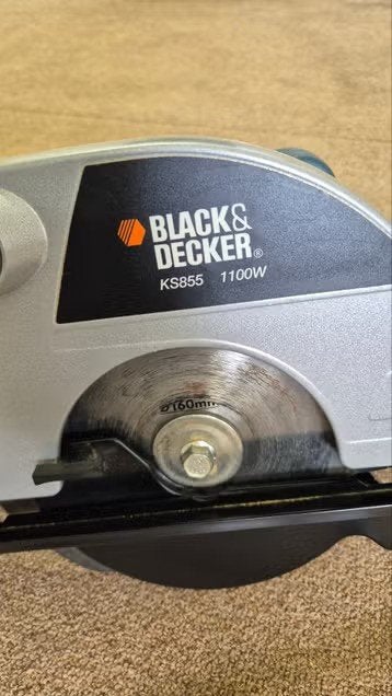 Black & Decker Cirkelzaag KS855 - 1100W