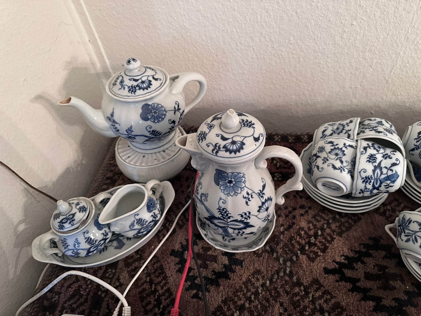 Blue Danube koffie/theeservies, Ophalen
