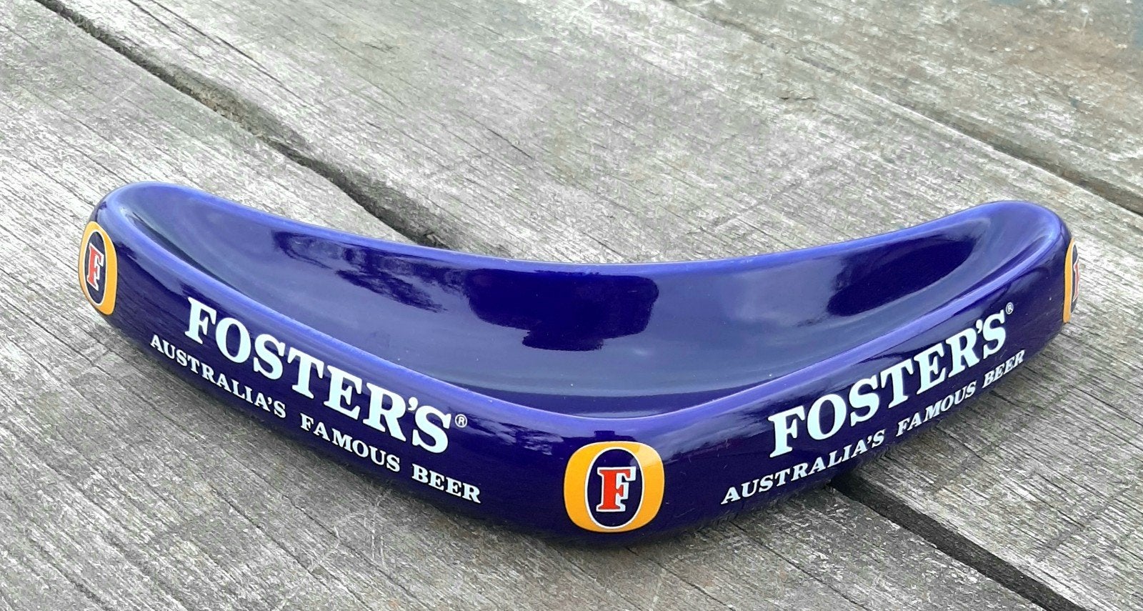 Foster’s Beer Asbak - (Australia’s Famous bier / Boemerang), Verzamelen, Ophalen of Verzenden, Zo goed als nieuw, Overige typen