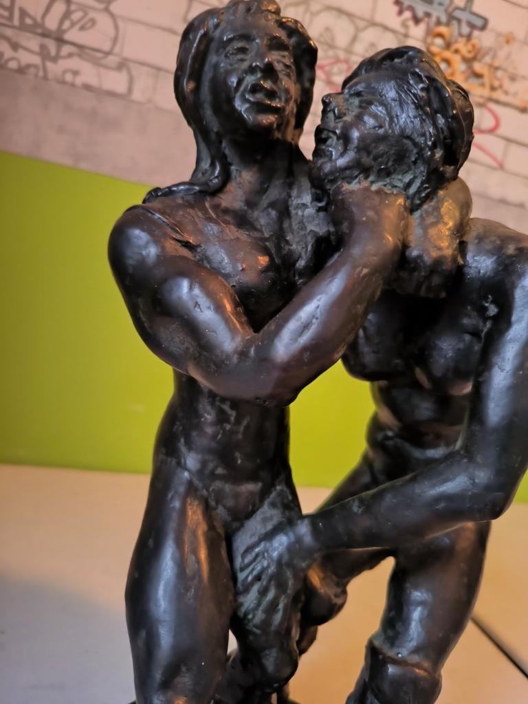 Bronzen beeld van w.s bryan, Ophalen of Verzenden