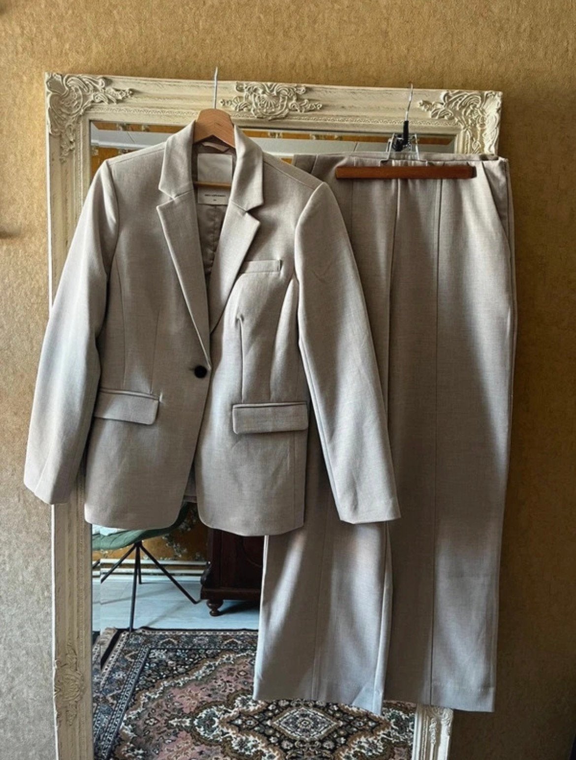 MSCH Copenhagen broekpak Michelle, Maat 38/40 (M), Beige, Ophalen of Verzenden, Zo goed als nieuw