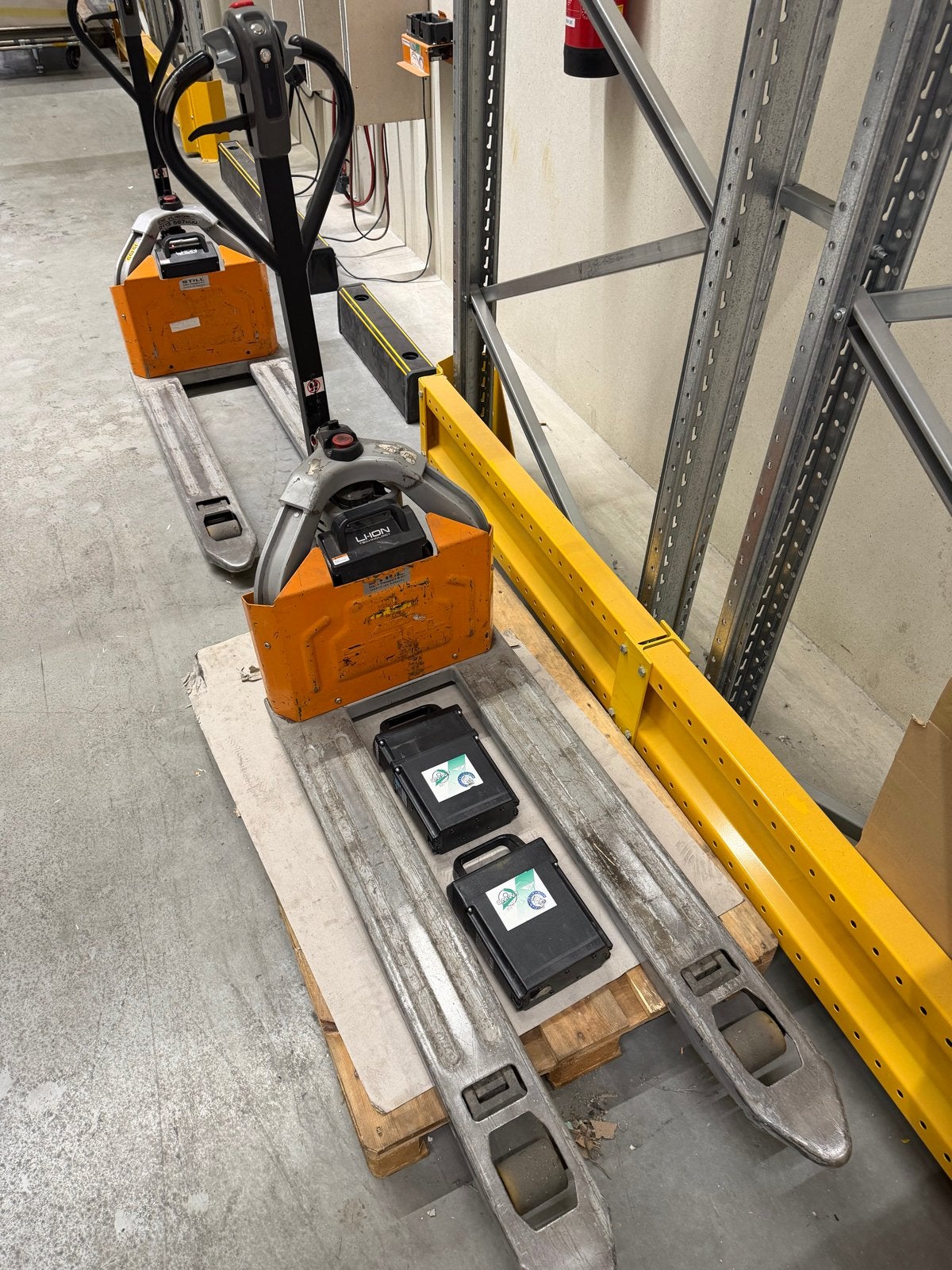 2x STILL ECH12 elektrische pompwagen met Li-ion accu, Ophalen, Gebruikt