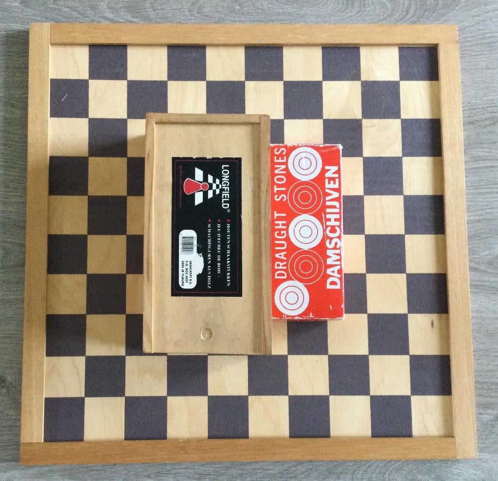 Dam en Schaakspel 2, Een of twee spelers, Ophalen of Verzenden, Gebruikt