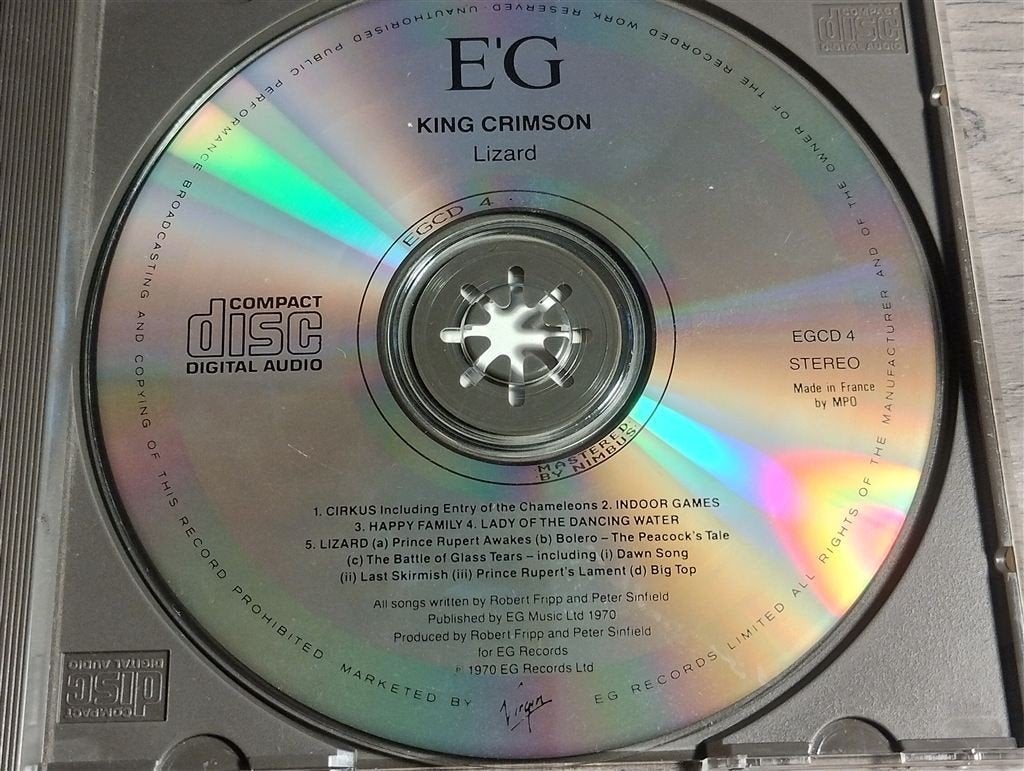 King Crimson ‎– Lizard, Ophalen of Verzenden, Zo goed als nieuw, Poprock