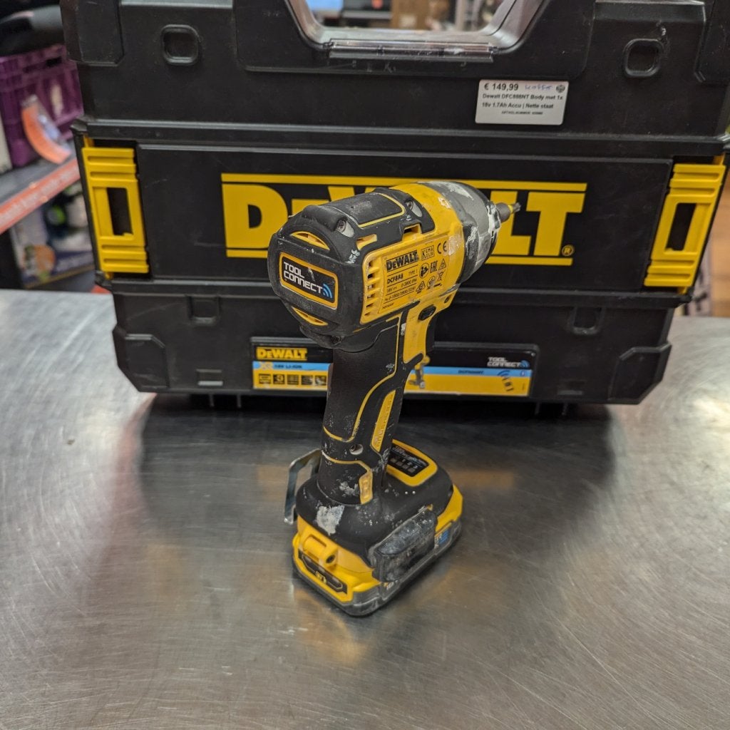 Dewalt DFC888NT Body met 1x 18v 1.7Ah Accu | Nette staat, Dewalt, Gebruikt, Support@dewalt.com, 701 E. Joppa Road
Towson, MD 21286
USA
