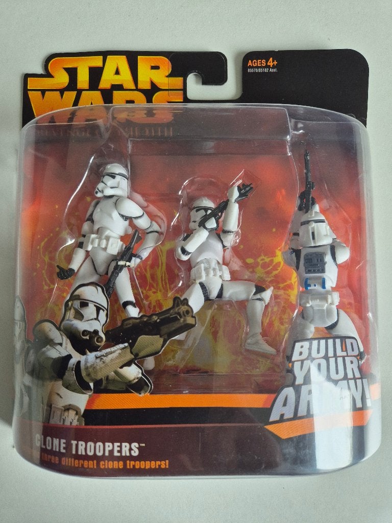 Star Wars ROTS Deluxe Clone Trooper Army Blue varian, Ophalen of Verzenden, Nieuw, Actiefiguurtje