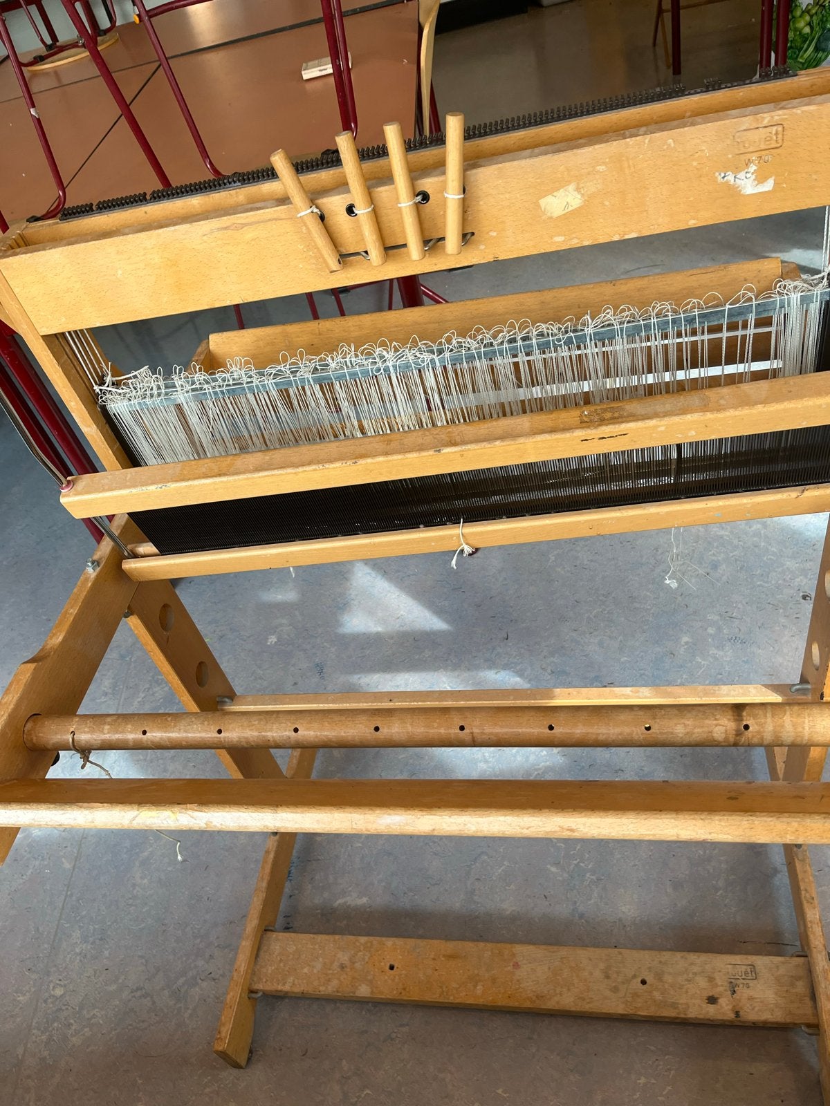 Louet Weefgetouw W70 - 4 Schachten met Texsolv Hevels, Ophalen, Gebruikt, Toebehoren, Overige merken