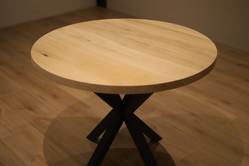 Ronde eiken eettafel | Diverse afwerkingen | Scherp geprijsd
