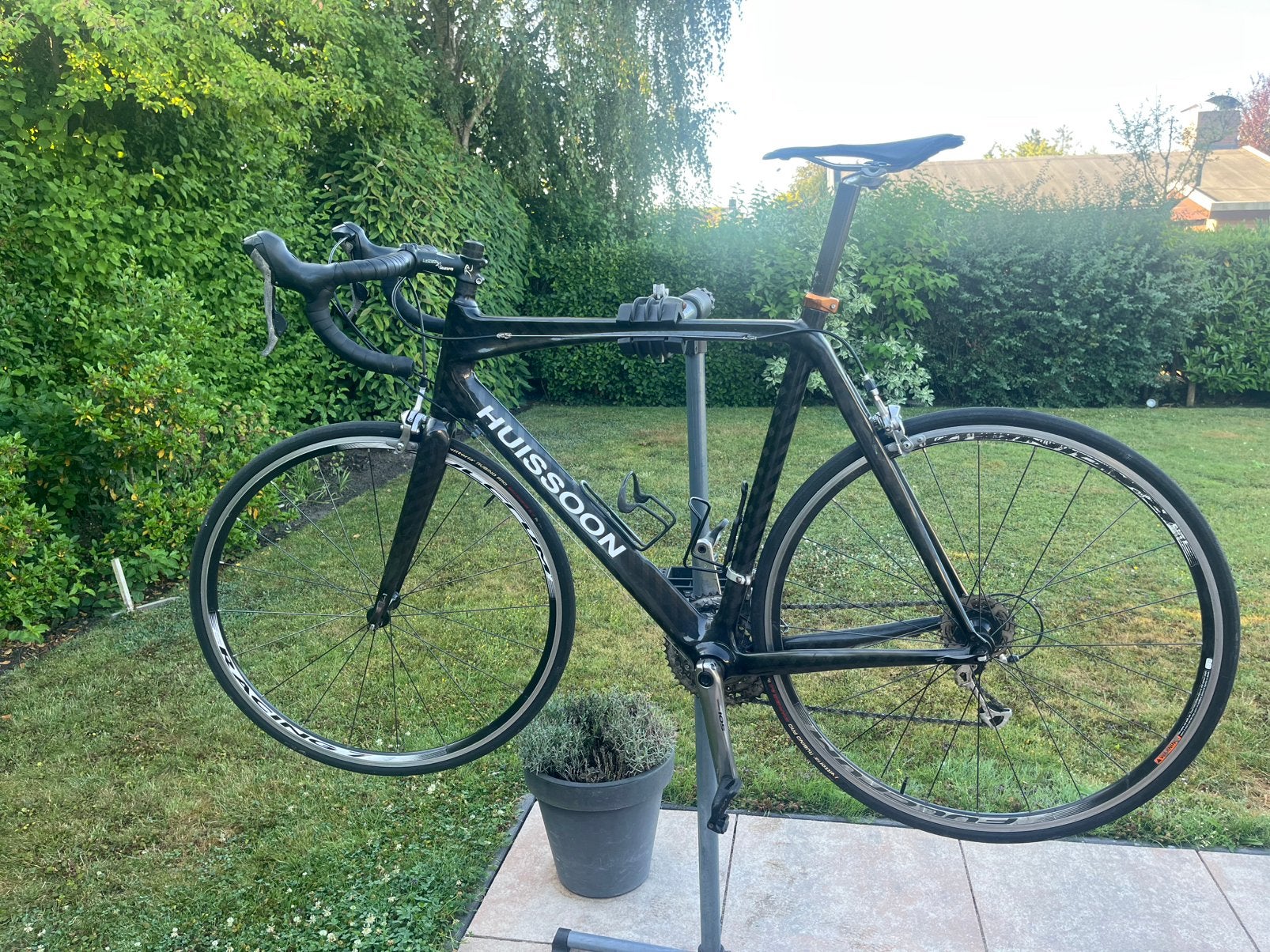 Huissoon racefiets, Fietsen en Brommers, Gebruikt, Carbon, Overige maten, Meer dan 20 versnellingen