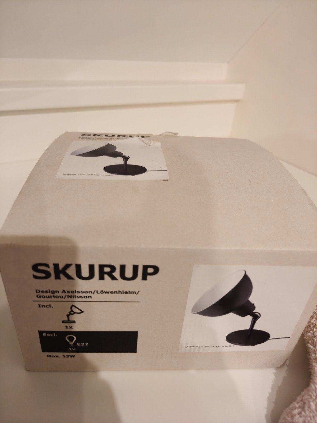 IKEA SKURUP tafellamp - gratis af te halen, Ophalen, Bureaulamp, Gebruikt, Met schakelaar