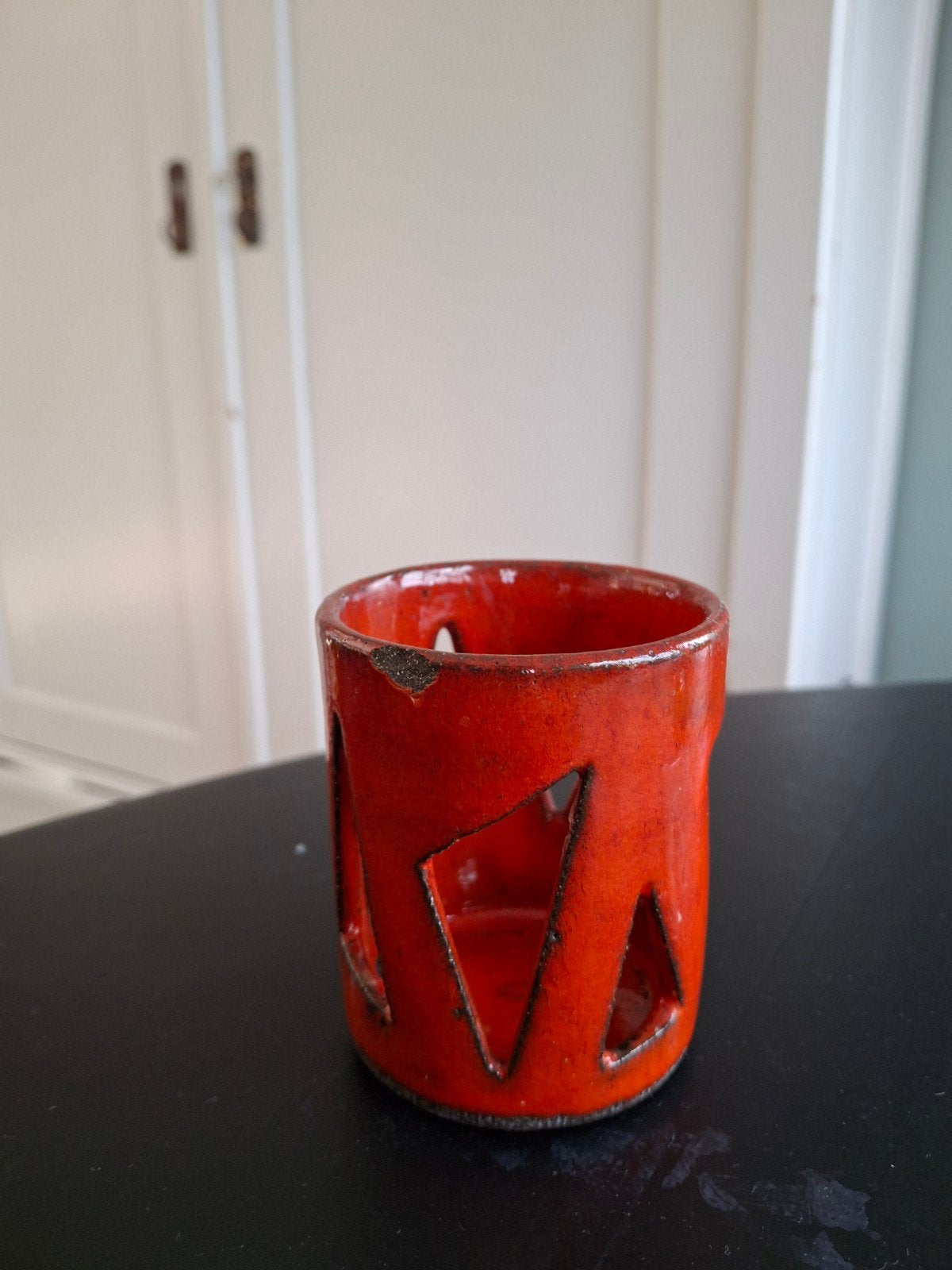 Vintage waxinelichthouder, waarschijnlijk jaren '70, Antiek en Kunst, Ophalen of Verzenden