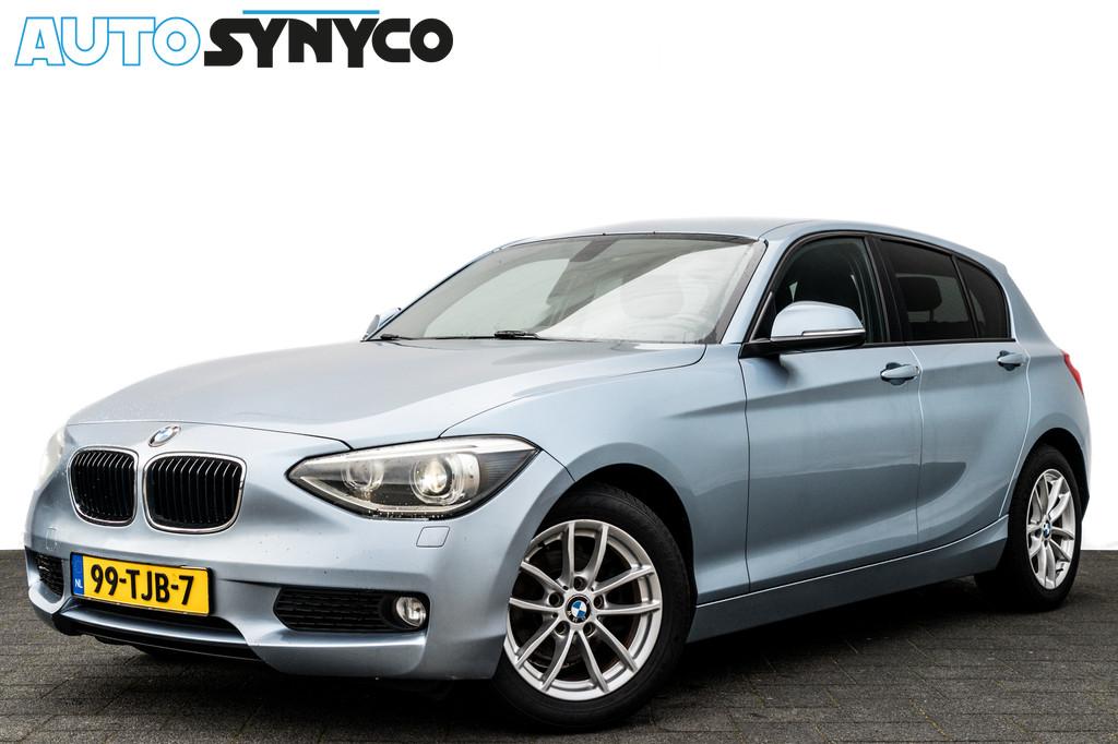 BMW 1-serie 116i Business | Airco | Xenon | Professional rad, Auto's, BMW, Euro 5, Gebruikt, 4 cilinders, Blauw