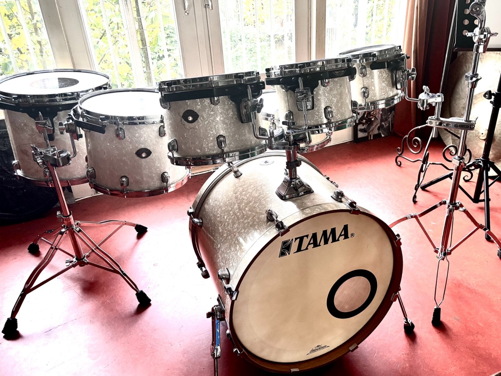 Tama Starclassic Performer (birch en made in Japan) in wmp, Muziek en Instrumenten, Drumstellen en Slagwerk, Ophalen, Gebruikt