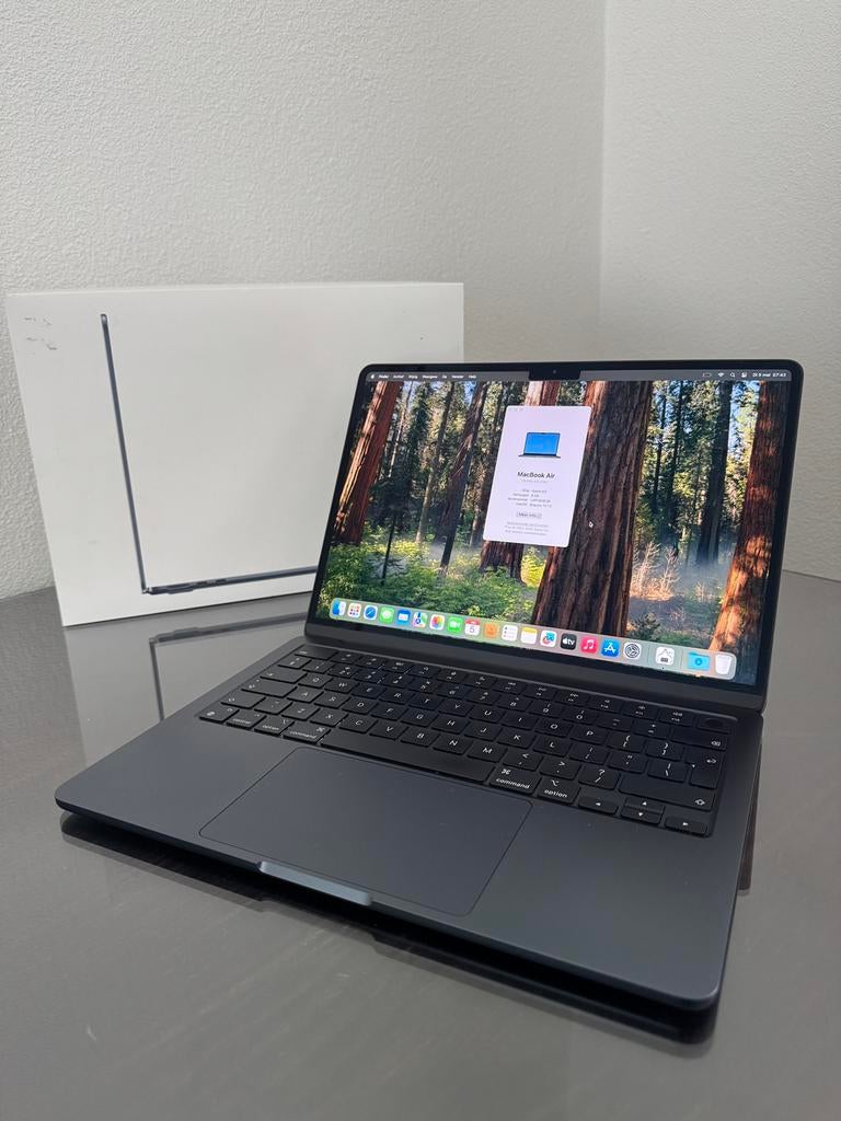 MacBook Air M3 2024 / 8gb / 256gb, Computers en Software, Apple Macbooks, Gebruikt, 256 GB, Qwerty, 8 GB