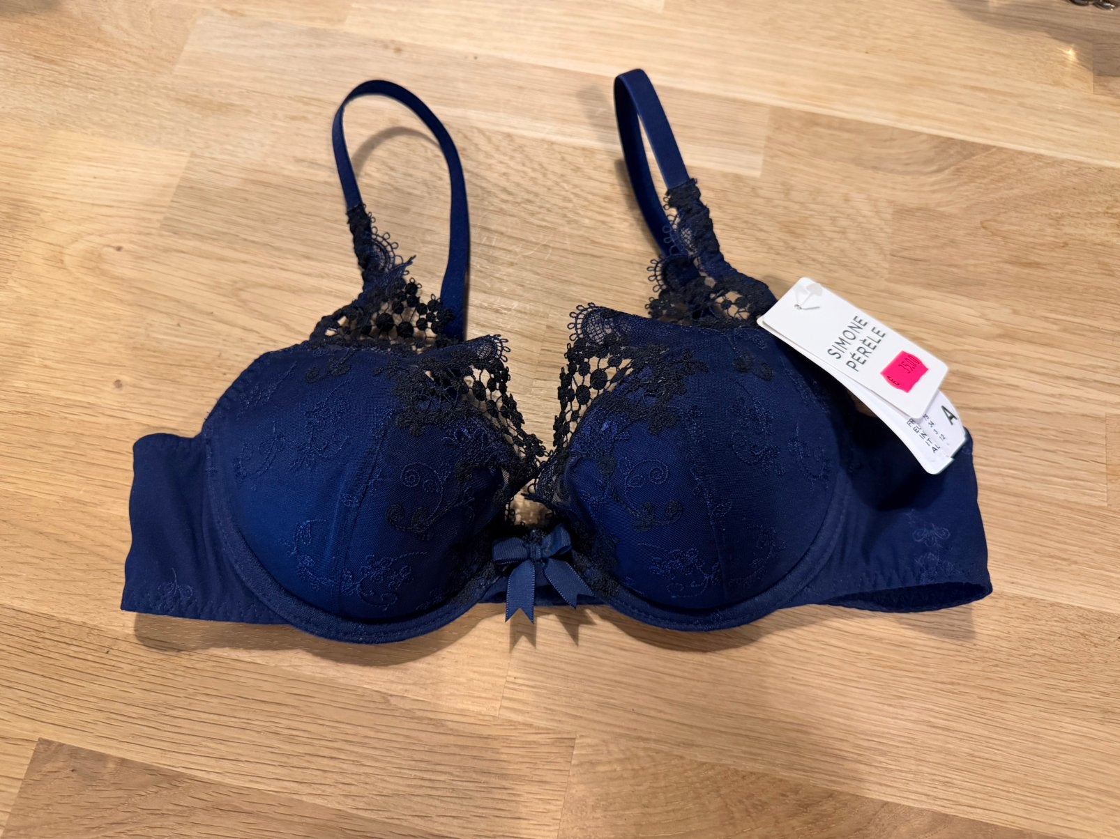 Simone perele bh 75A NIEUW!! Nu €35, Ophalen of Verzenden, Zwart, BH