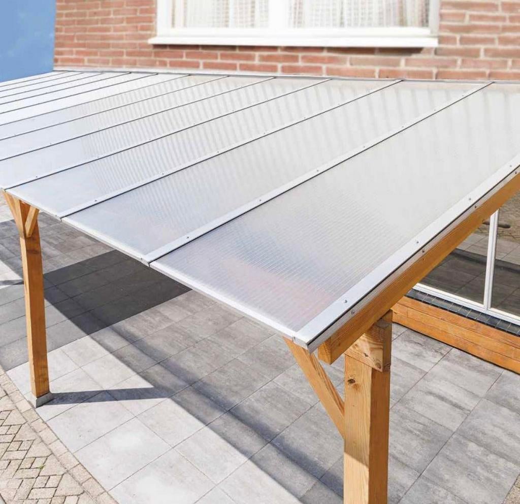 Polycarbonaat dakplaten 16mm helder/opaal op maat vanaf €55, Ophalen, Nieuw
