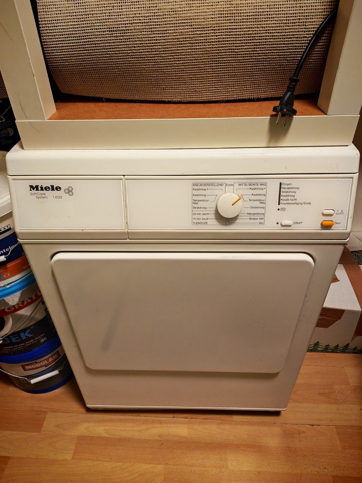 Miele Wasdroger T4123 - Betrouwbaar en Functioneel, Ophalen, Gebruikt, Luchtafvoer, 4 tot 6 kg