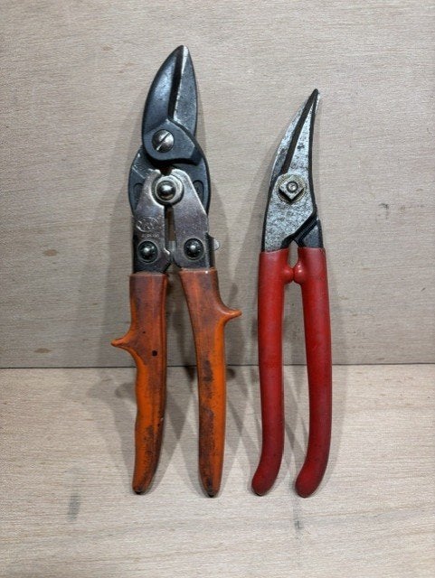 2x Staal - Blikschaar, Ophalen, Gebruikt
