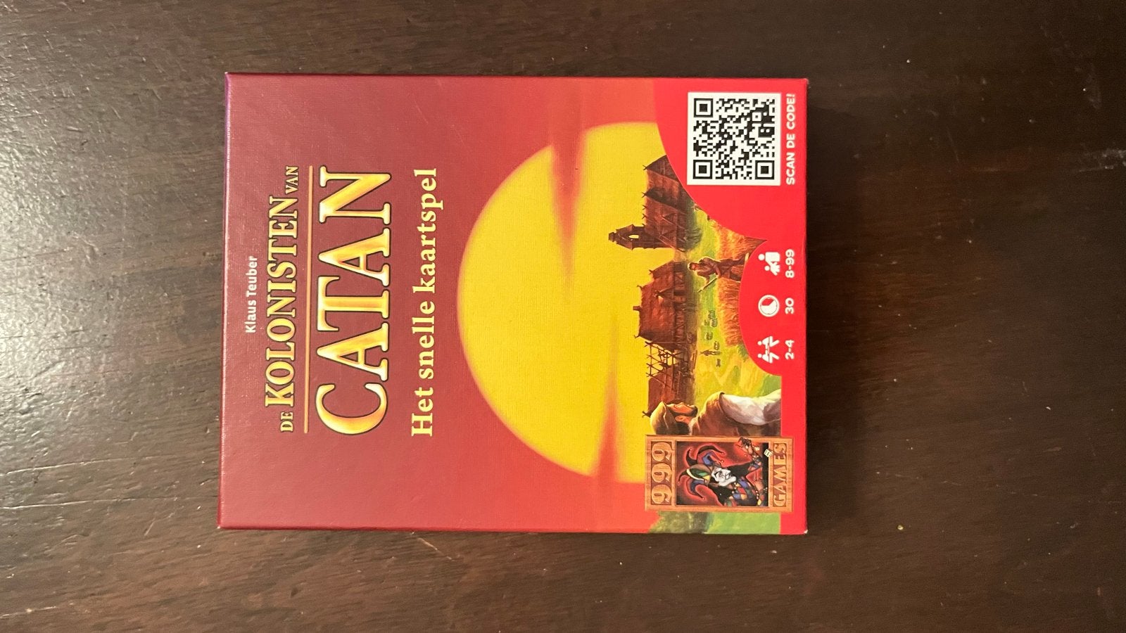 De Kolonisten van Catan: Het snelle kaartspel, Drie of vier spelers, Ophalen of Verzenden, Gebruikt
