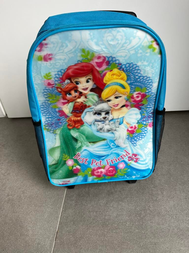 Disney prinsessen trolley rugzak, Gebruikt, Ophalen of Verzenden, 30 tot 40 cm, Minder dan 30 cm