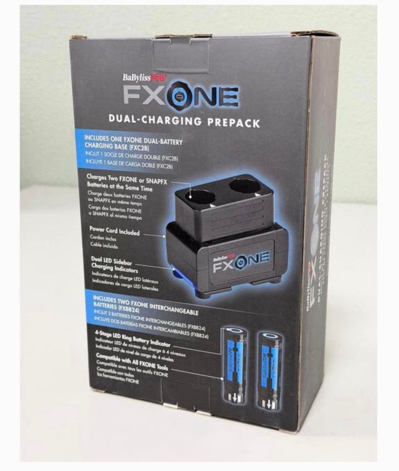 BaByliss PRO FXONE Dubbele Batterij Oplaadstation set NIEUW, Nieuw, Ophalen of Verzenden, H, H
