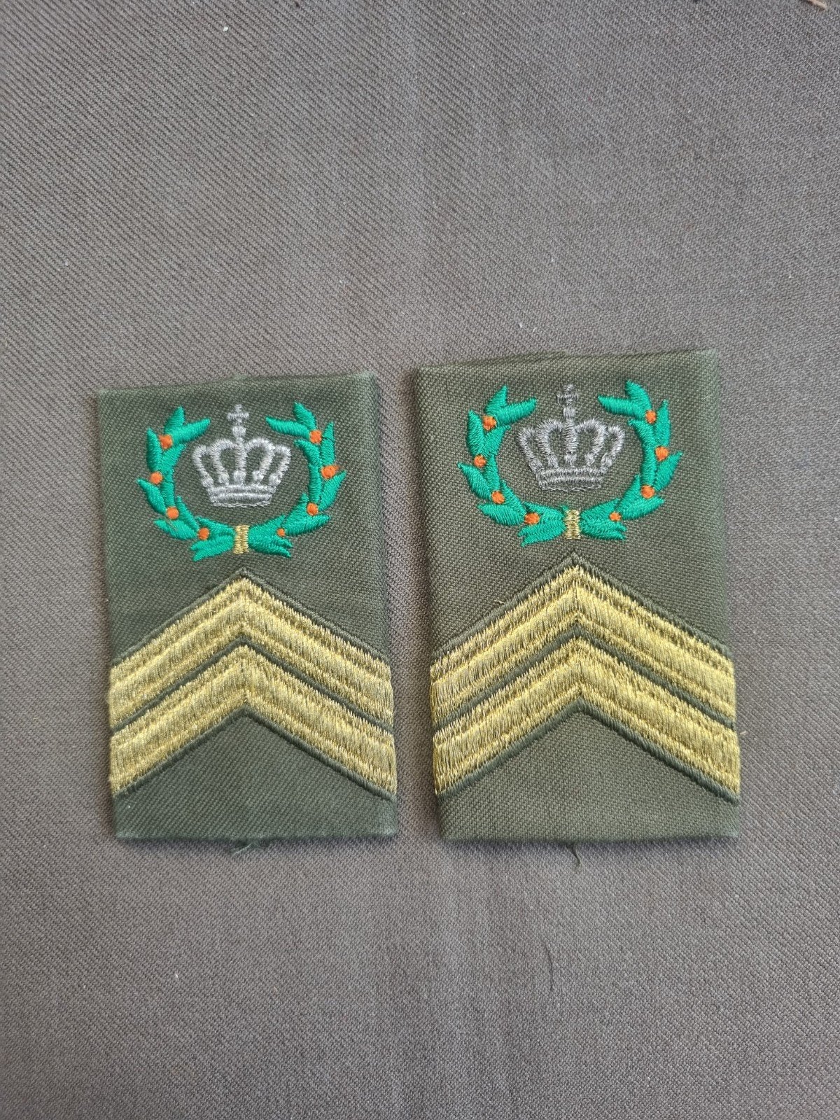 Rangen DT trui Compagnies sergeant majoor, Ophalen of Verzenden, Landmacht, Nederland, Embleem of Badge