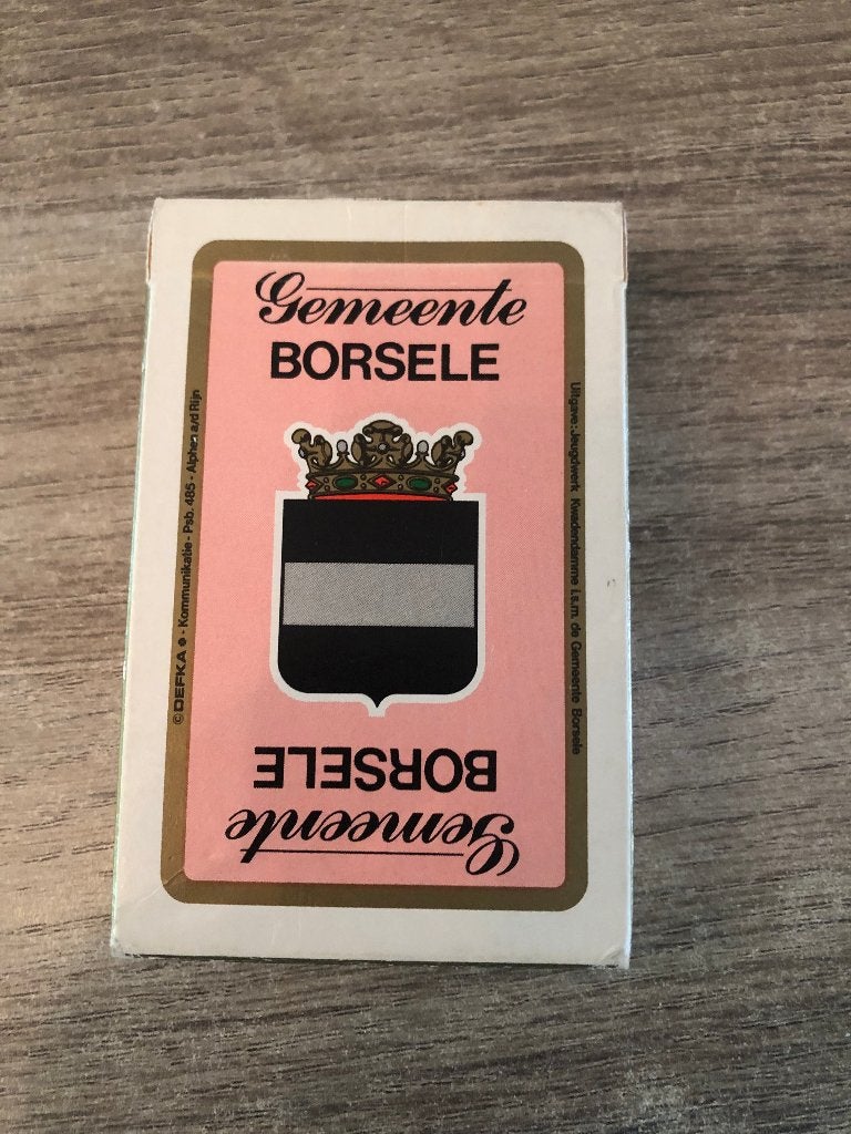 speelkaarten Gemeente Borsele, Ophalen of Verzenden, Zo goed als nieuw, Speelkaart(en)