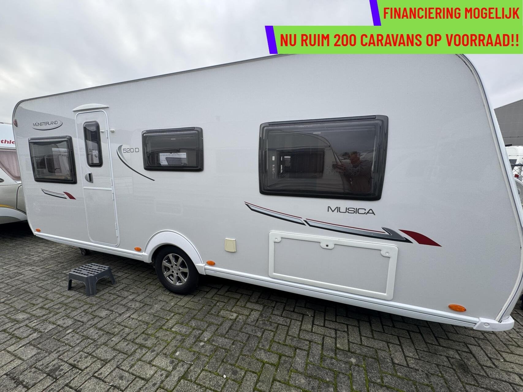 LMC MUNSTERLAND MUSICA 520 D, FRANSBED, MOVER, VOORTENT, Mover, Rondzit, 7 tot 8 meter, Bedrijf