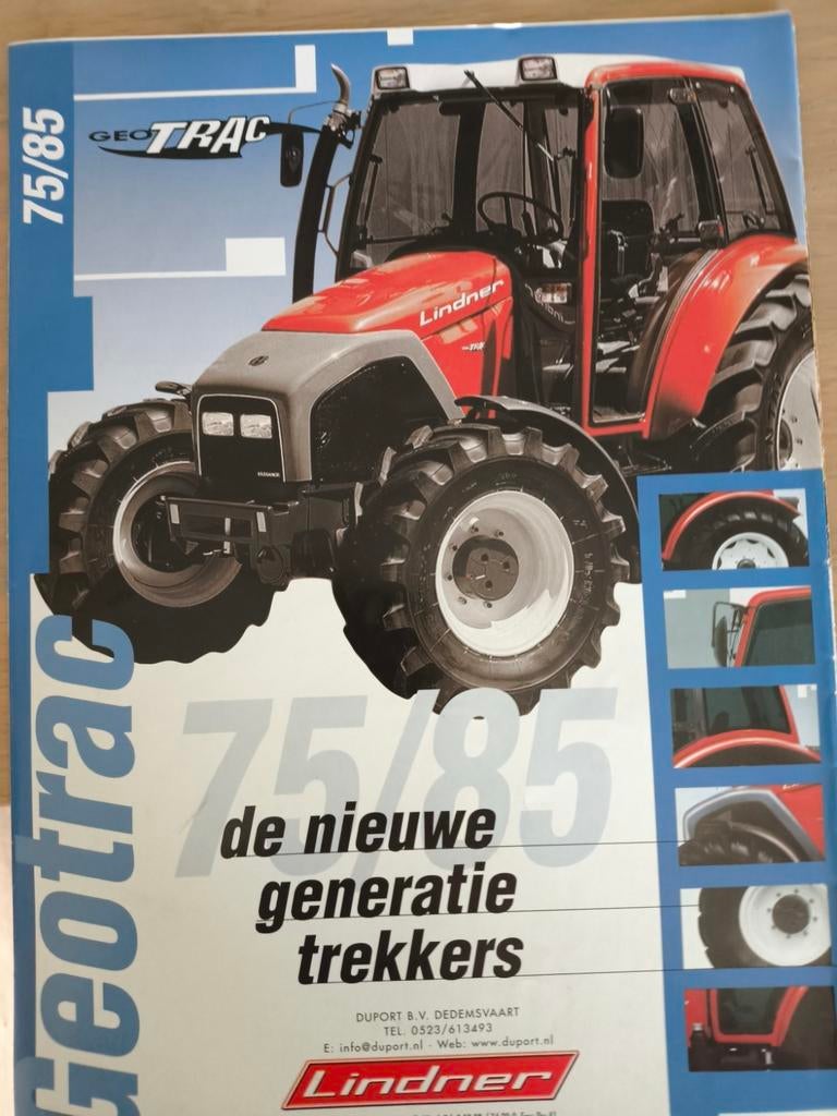 Folders Lindner Geotrac, Ophalen of Verzenden