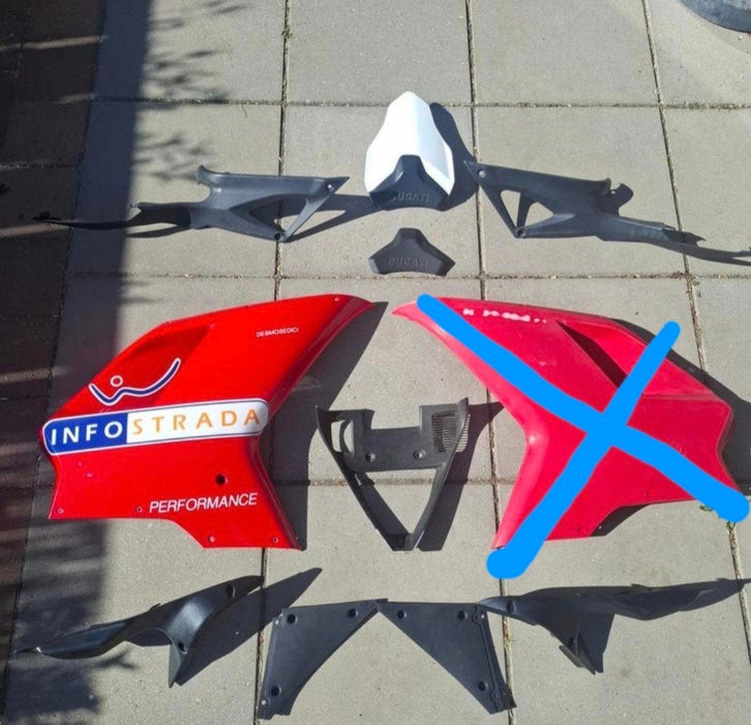 Ducati 848 1098 1198 Kuiponderdelen - Diverse Staat, Ophalen of Verzenden, Gebruikt