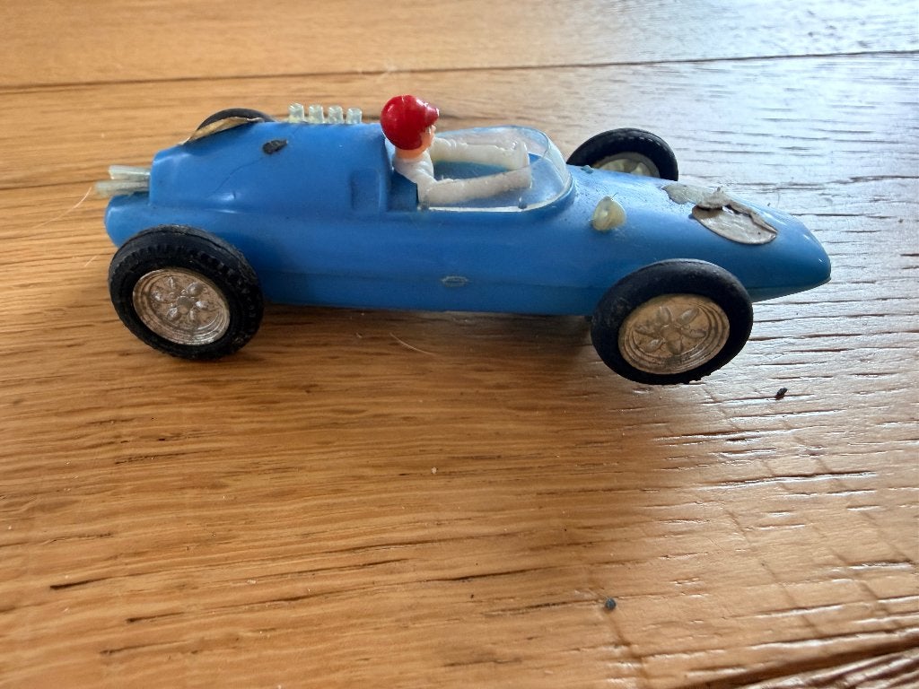 Trix Lincoln Lotus F1 1967 blauw nr 1 racebaan, Ophalen, Zo goed als nieuw, Elektrisch, Overige merken