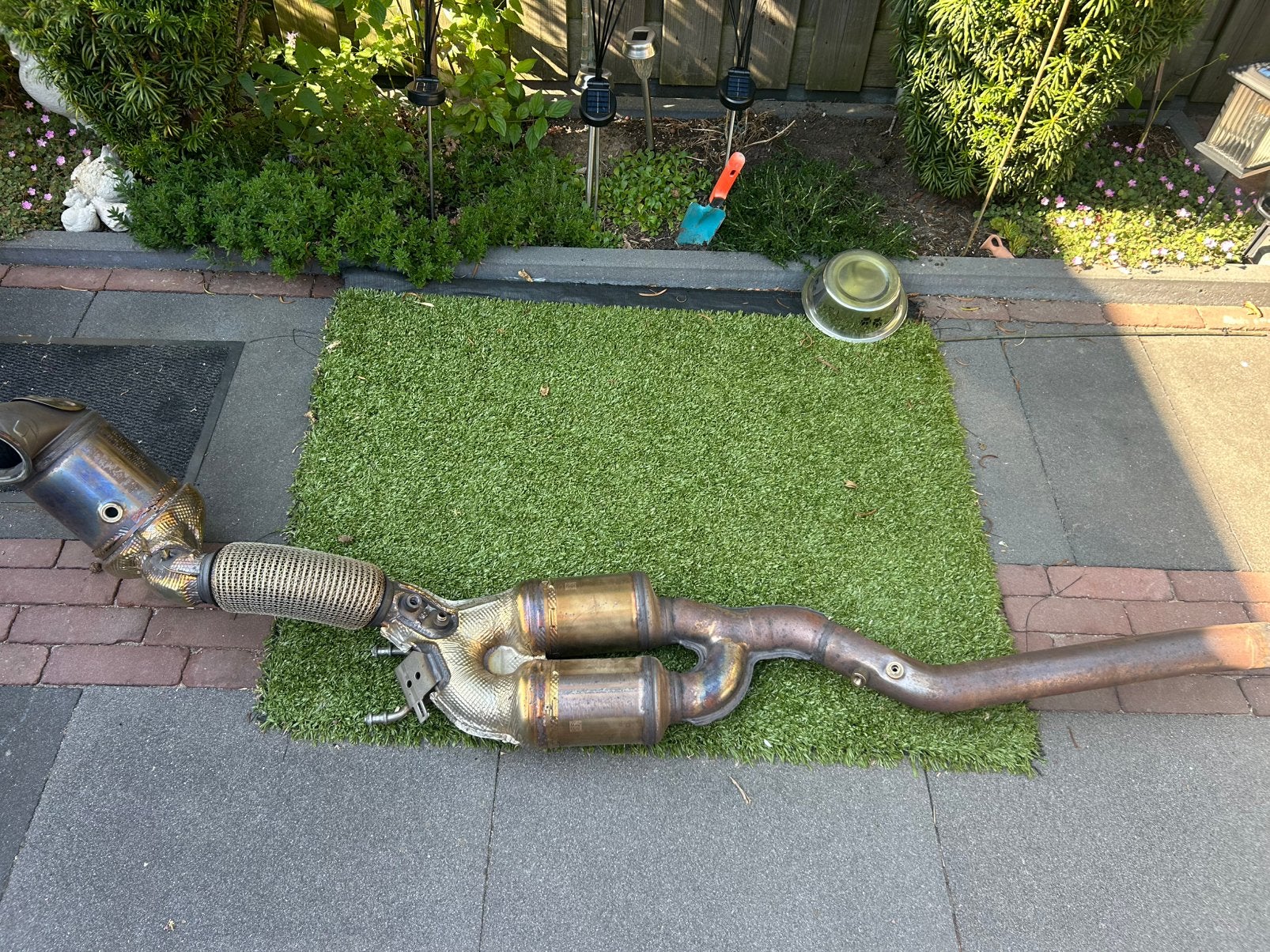 Golf 8r orginale downpipe met kat/opf, Ophalen, Volkswagen