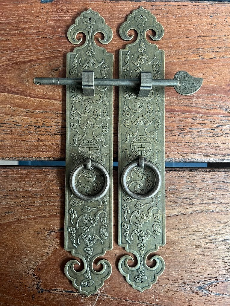 Chinees beslag voor chinese bruidskast kast handvat deurknop, Verburgt Vintage, Meerkleurig, Nieuw, Ophalen of Verzenden