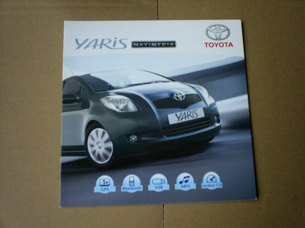 Toyota Yaris Navimedia 2 / 2008 4 pag. Frans, Verzenden, Zo goed als nieuw, Toyota