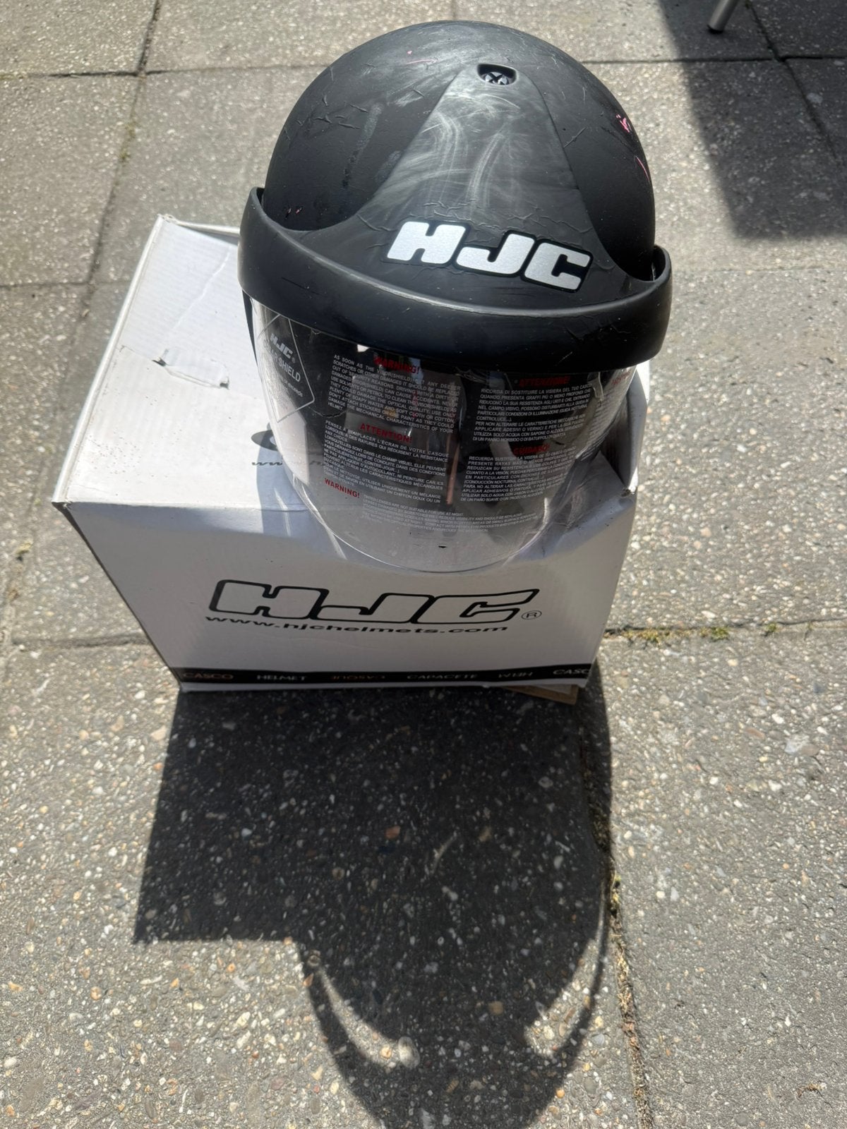 HJC Motor helm, Motoren, Kleding | Motorhelmen, Ophalen, XXL, Integraalhelm, HJC