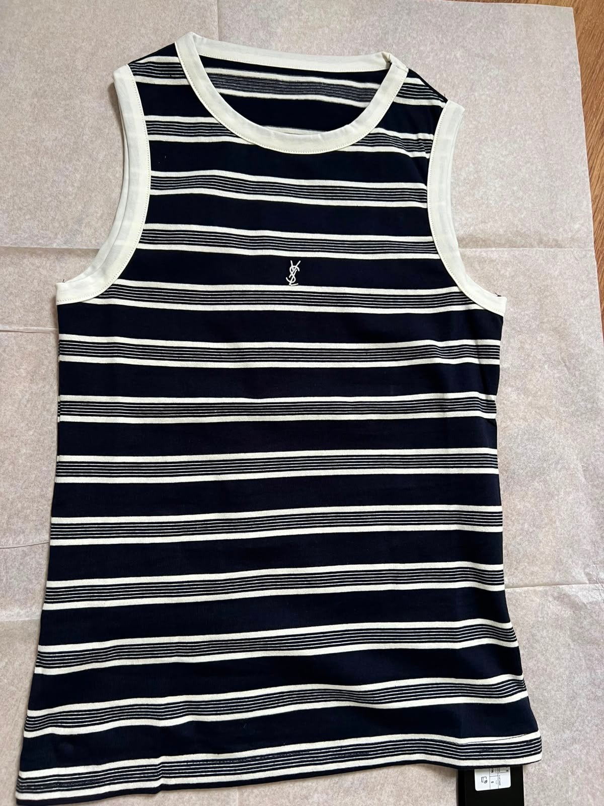 Nieuw gestreept T-shirt maat S, Kleding | Dames, T-shirts, Yves Saint Laurent, Meerkleurig, Nieuw, Ophalen of Verzenden