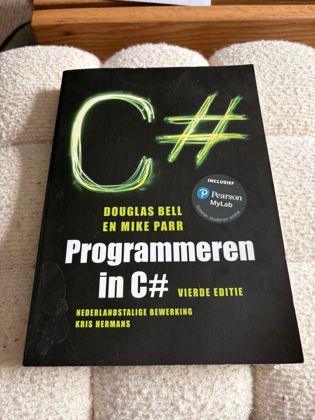 Schoolboek programmeren in c#, Boeken, Informatica en Computer, Ophalen of Verzenden, Zo goed als nieuw, Programmeertaal of Theorie
