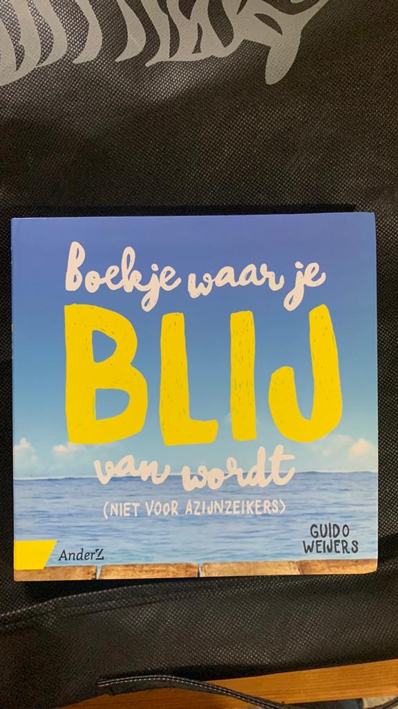 Boekje waar je blij van wordt Guido Weijers, Ophalen of Verzenden, Zo goed als nieuw, Nederland