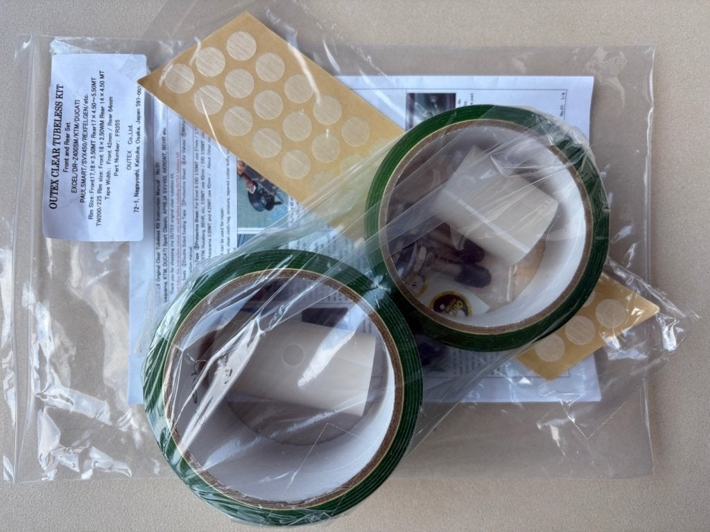 Outex tubeless kit, Motoren, Ophalen of Verzenden, Nieuw