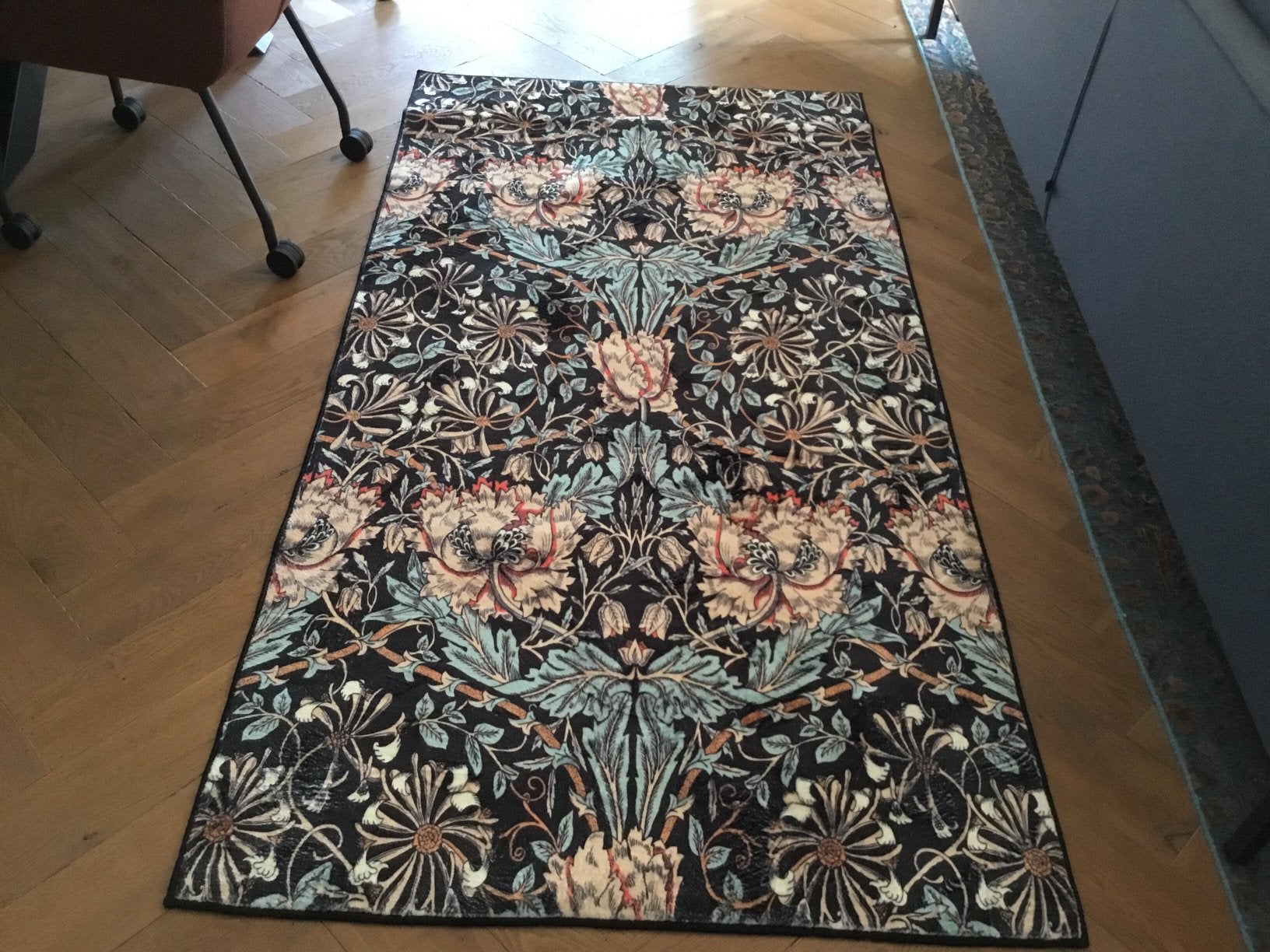 Kleed prachtig en nieuw bamboevezel William Morris patroon, Ophalen of Verzenden, Nieuw, Rechthoekig, 200 cm of meer