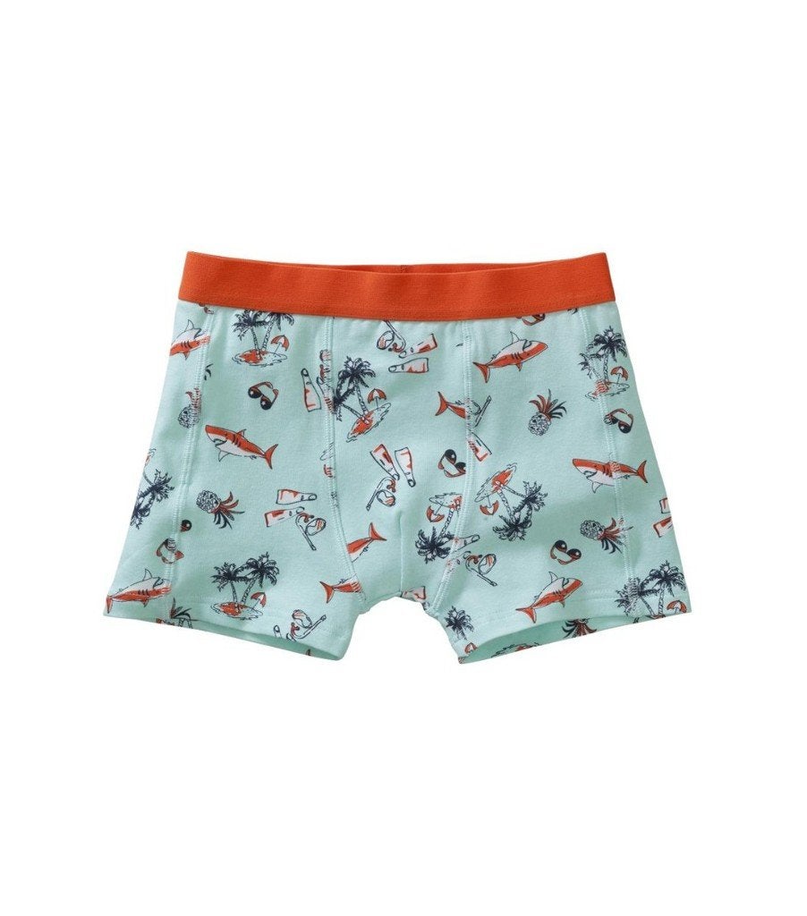 HEMA munt kleur jongens boxer zomers dessin haaien 134-140, Nacht- of Onderkleding, Nieuw, Ophalen of Verzenden, Hema